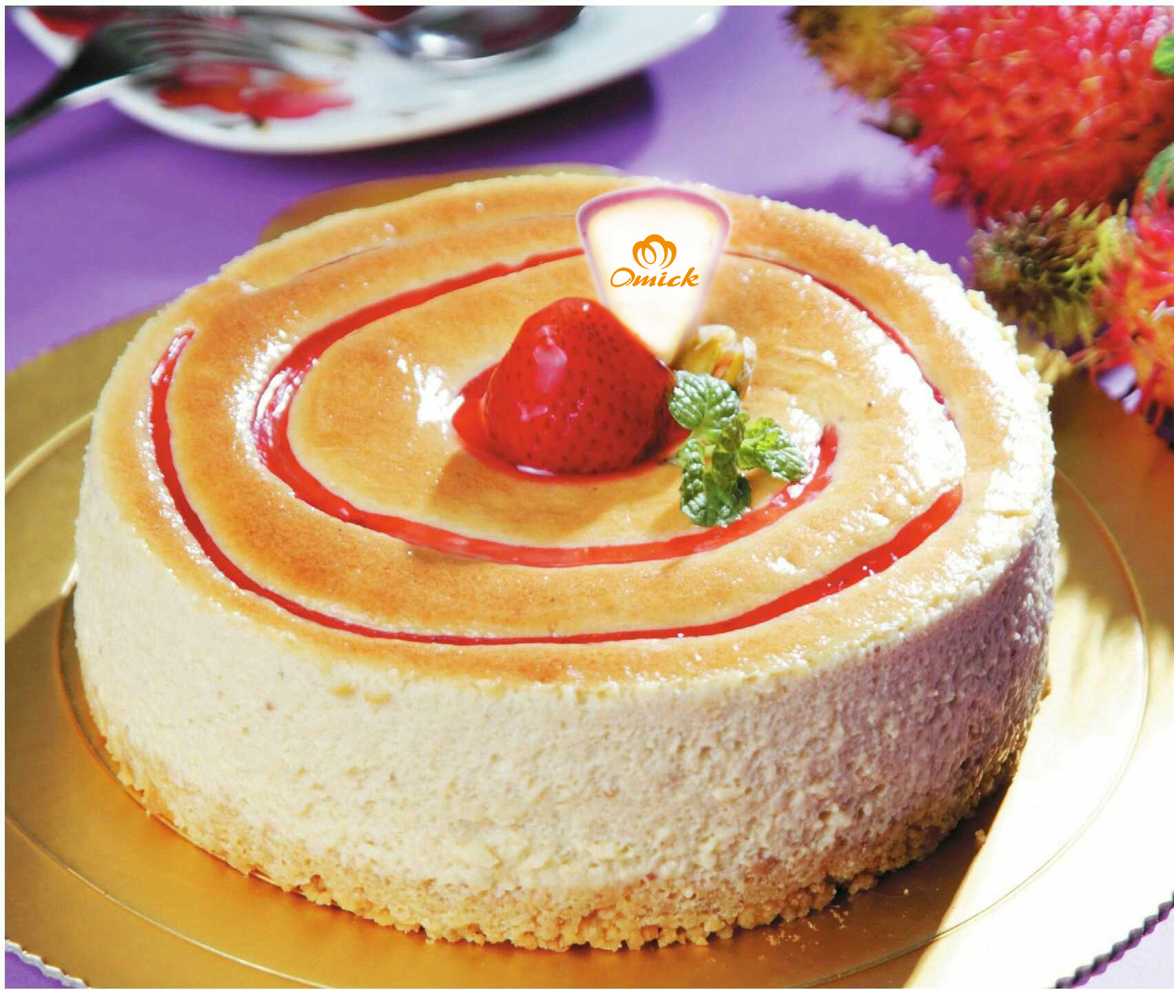 广州欧米奇告诉你：草莓芝士蛋糕怎么做最好吃