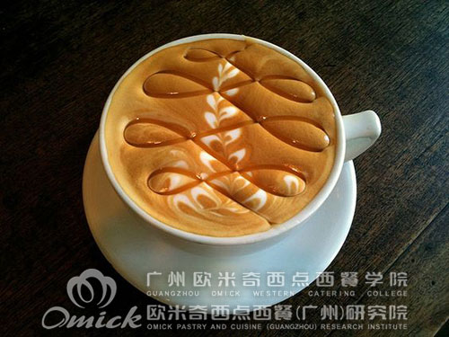 广州欧米奇西点西餐学校咖啡作品