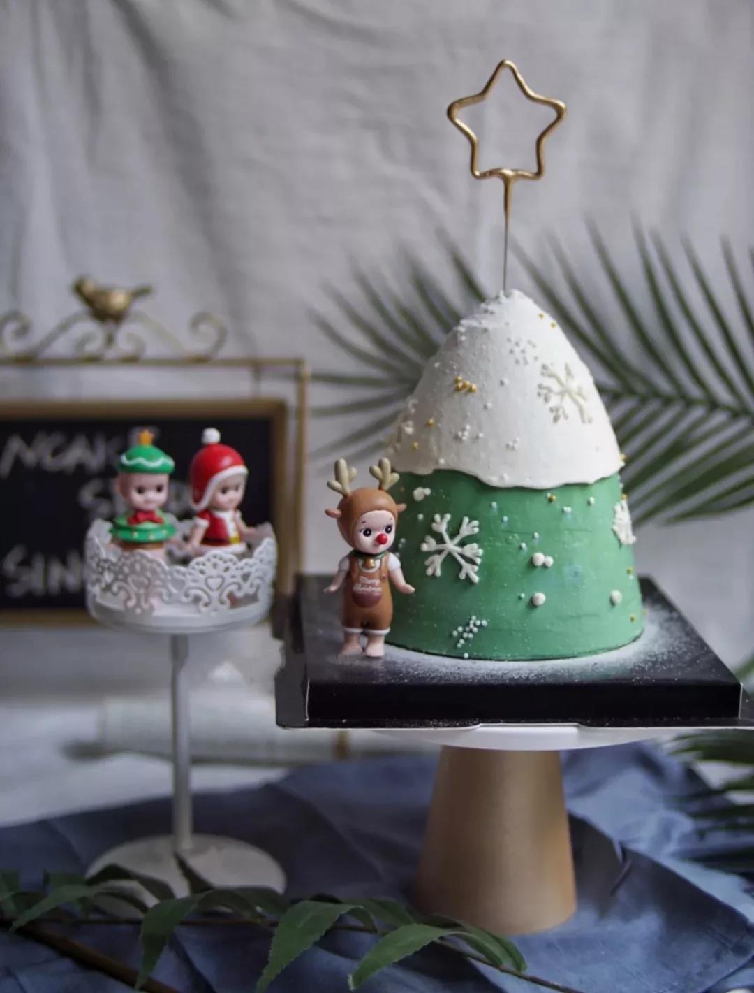 圣诞树蛋糕的做法_圣诞树蛋糕怎么做_圣诞树蛋糕的家常做法_rick_lu2002【心食谱】